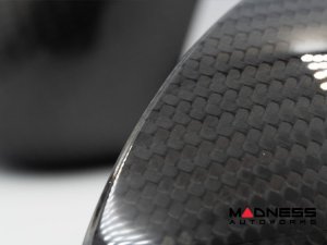 Alfa Romeo 4C Mirror Covers - Carbon Fiber - Full Replacements - 4C Furia 